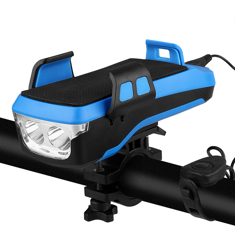 Bike Light w/ Phone Holder & Horn