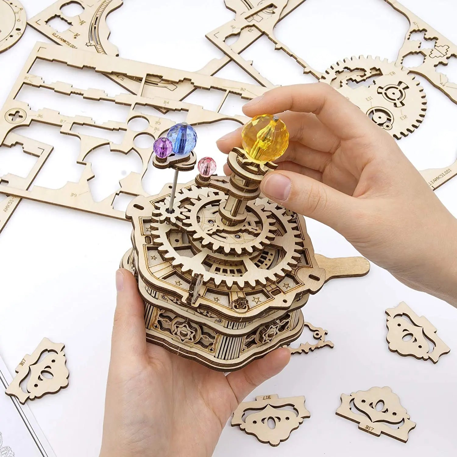 Rotatable 3D Wooden Model Kit Anakha H. Nyx