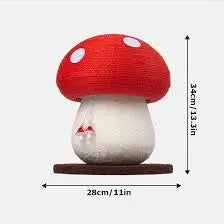 Mushroom Cat Scratching Post – Durable, Non-Scratch Sisal Cat Tree Anakha H. Nyx