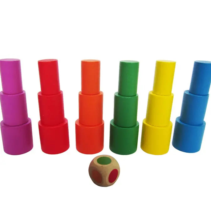 Premium Wooden Moon Balance Game – Montessori Stacking Blocks Anakha H. Nyx