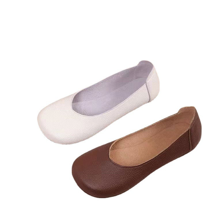 Flat Slip-On Round Toe Shoes