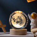 3D Laser-Engraved Cosmic Crystal Ball | Glowing Lunar & Solar System Desk Lamp Anakha H. Nyx