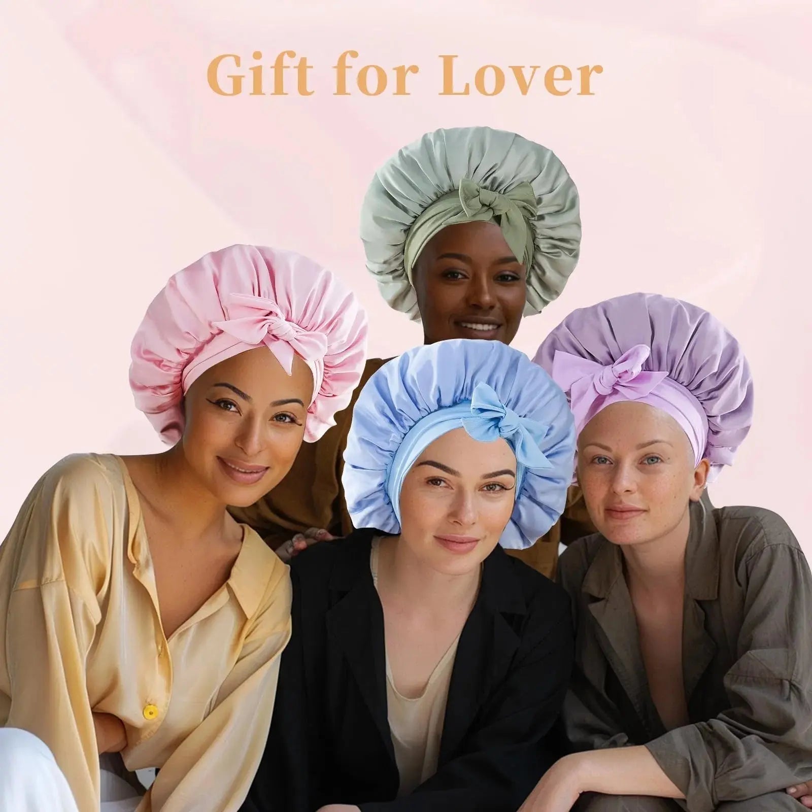 Reversible Silk Satin Bonnet | Premium Dual-Layer Hair Wrap with Adjustable Tie Band Anakha H. Nyx