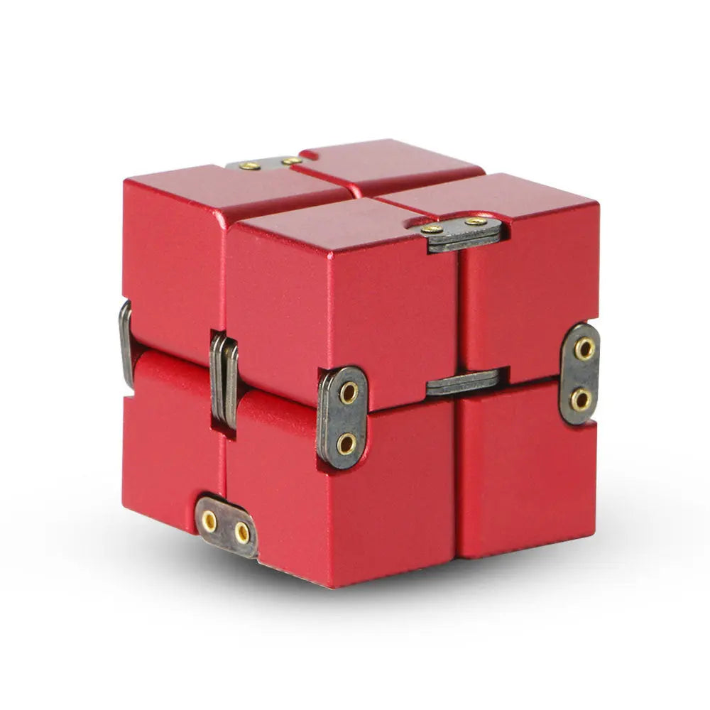 Aluminum Alloy Executive Kinetic Cube: Ergonomic Tactile Focus Tool Anakha H. Nyx
