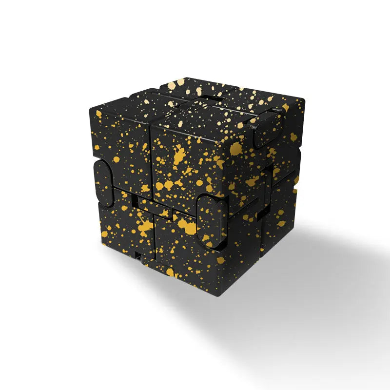 Aluminum Alloy Executive Kinetic Cube: Ergonomic Tactile Focus Tool Anakha H. Nyx