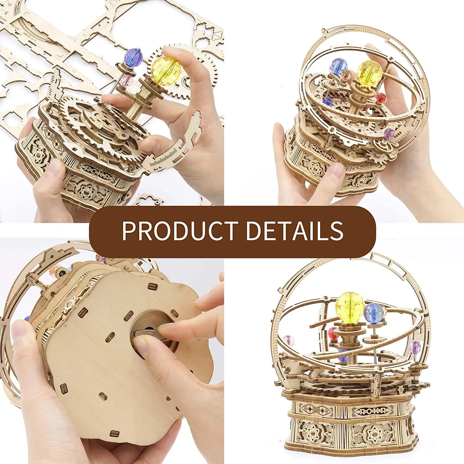 Rotatable 3D Wooden Model Kit Anakha H. Nyx