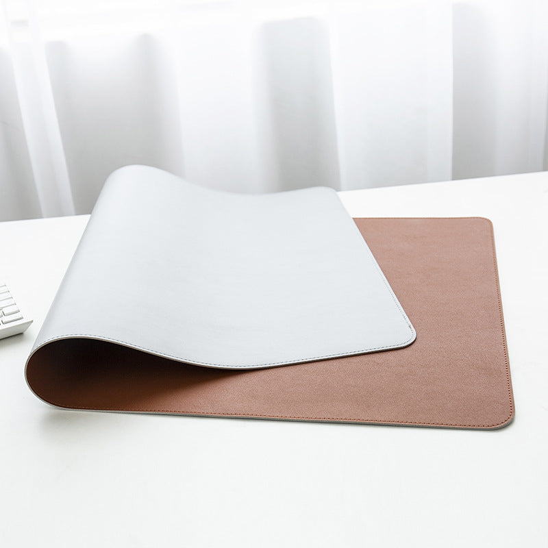 Premium Leather Desk Mat &amp; Blotter | Non-Slip Waterproof Office Desk Pad
