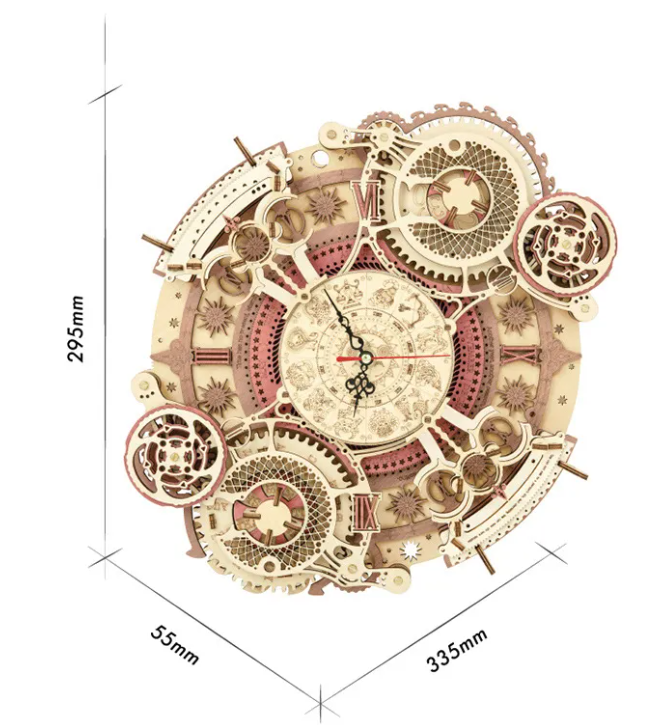 Functional Calendar Clock Puzzle Kit