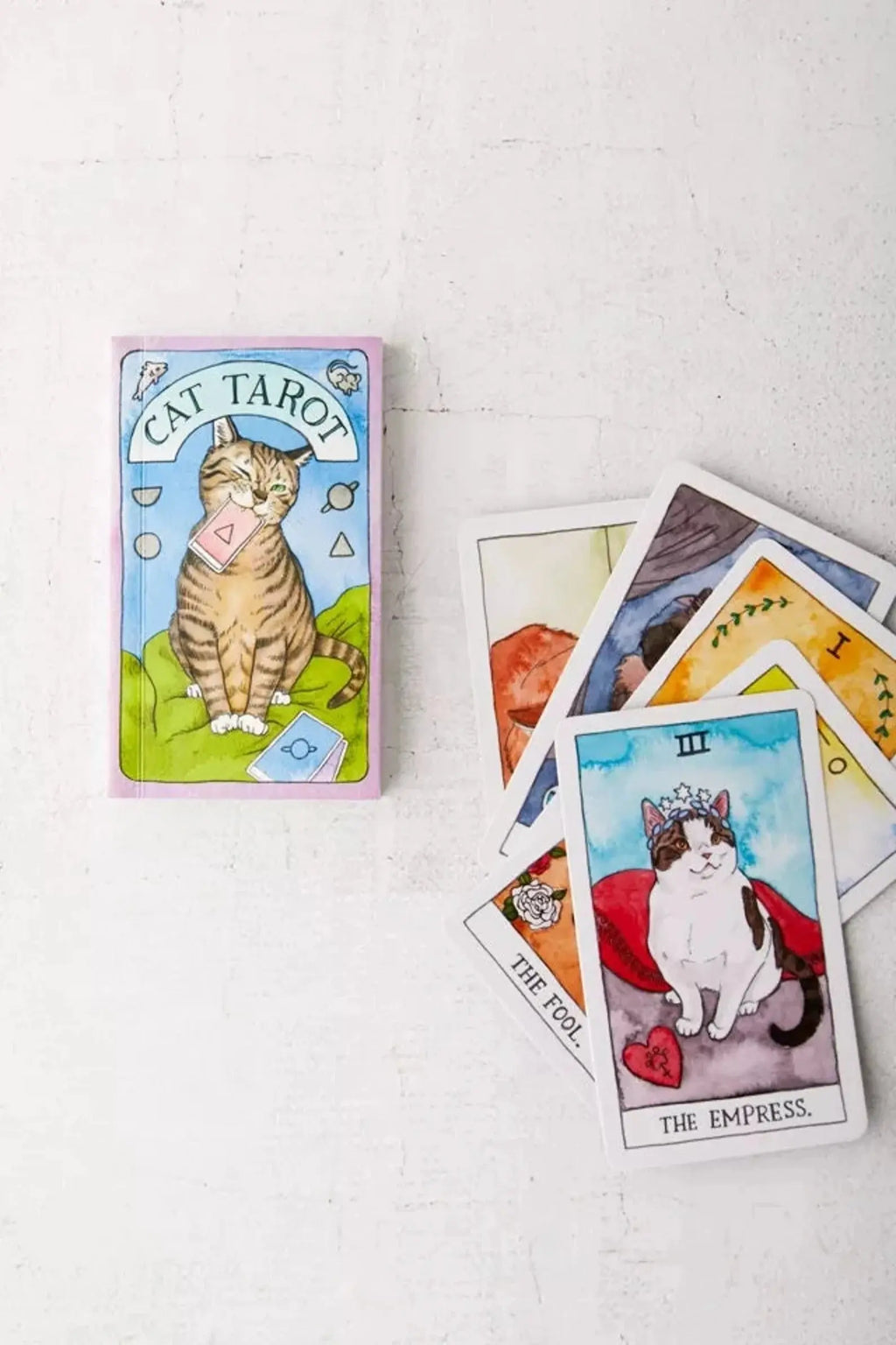 Unlock the secrets of the past, purr-esent, & future w/ the Cat Tarot & Guidebook Anakha H. Nyx