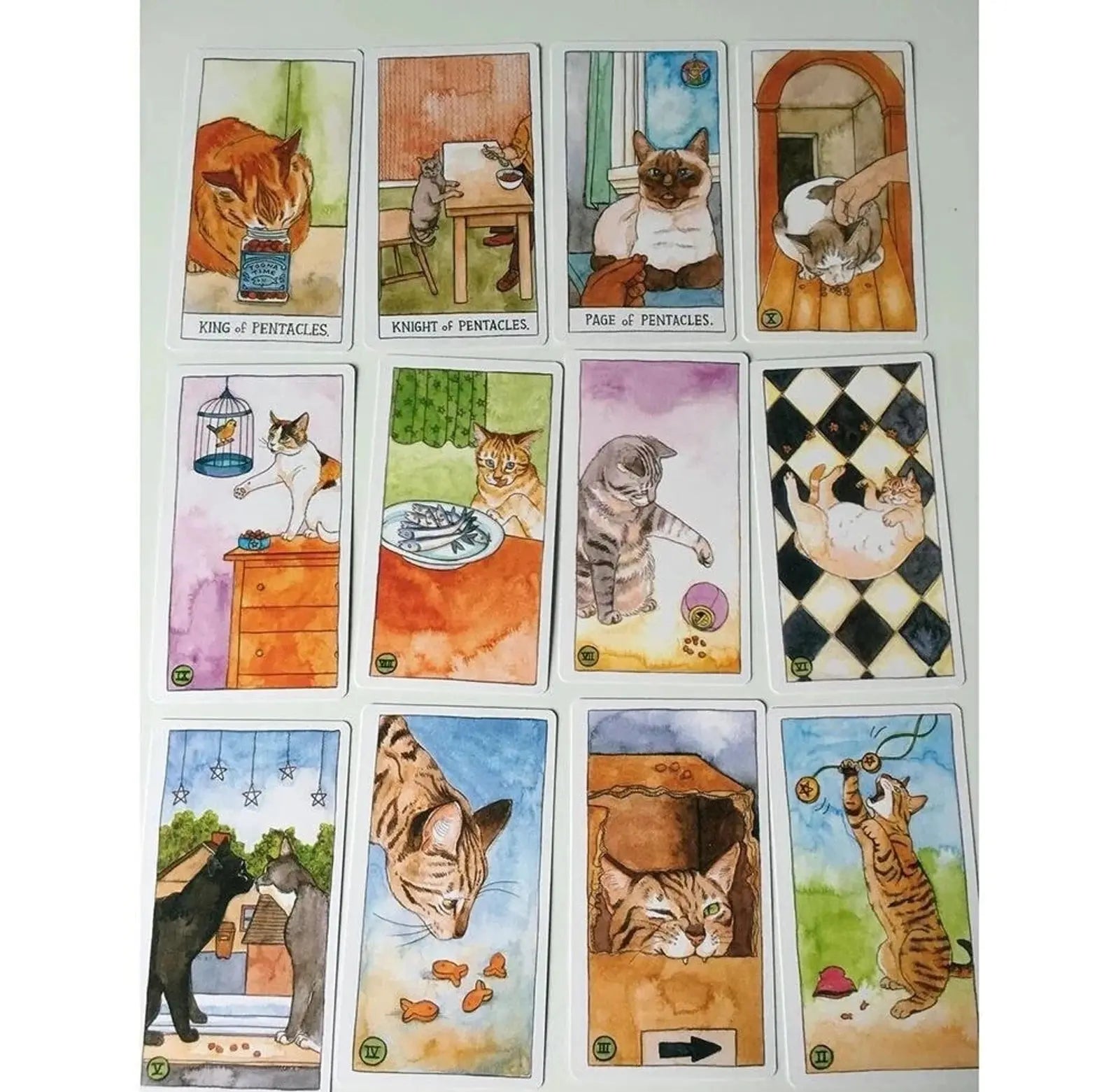 Unlock the secrets of the past, purr-esent, & future w/ the Cat Tarot & Guidebook Anakha H. Nyx